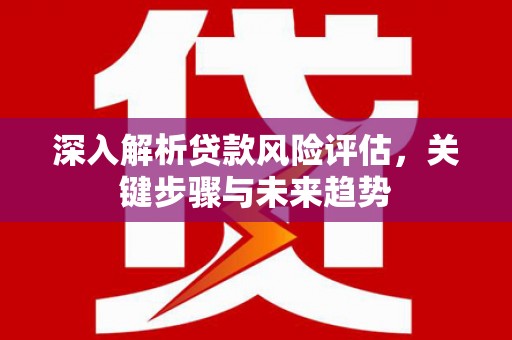 兰山深入解析贷款风险评估，关键步骤与未来趋势