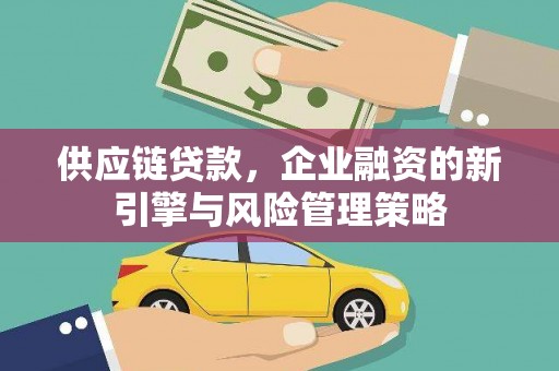 兰山供应链贷款，企业融资的新引擎与风险管理策略