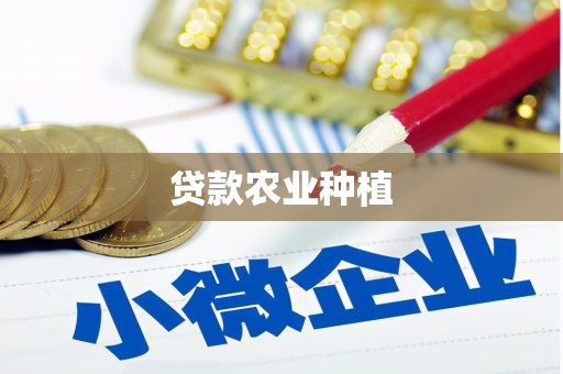兰山贷款农业种植