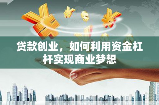 兰山贷款创业，如何利用资金杠杆实现商业梦想