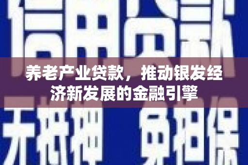 兰山养老产业贷款，推动银发经济新发展的金融引擎